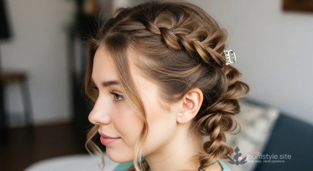 French reverse braid